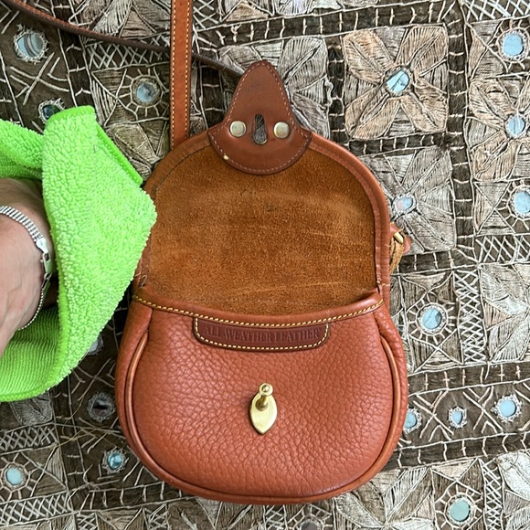 Dooney & Bourke Vintage Mini Saddlebag or Crossbody Pebbled Leather - Picture 8 of 13